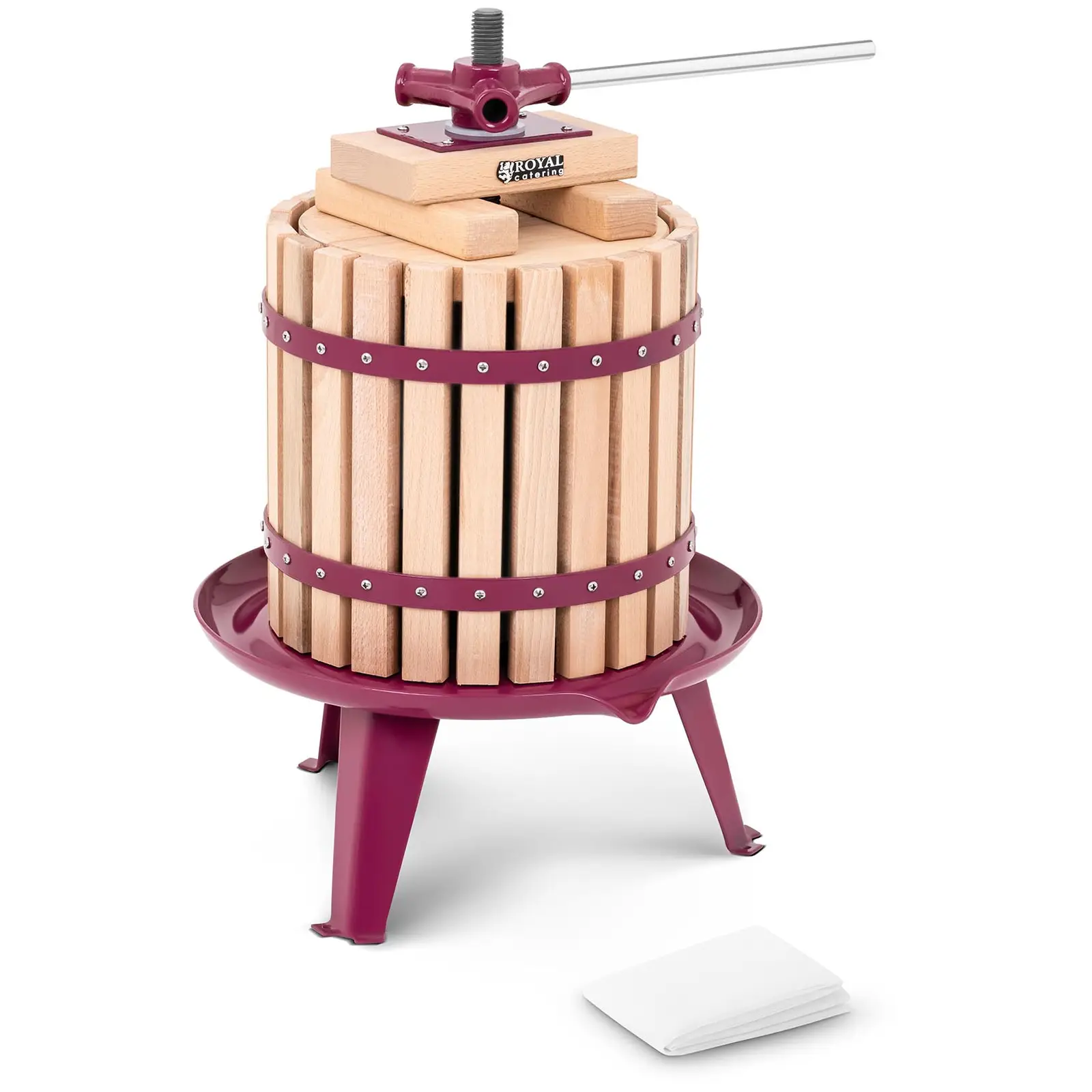 Prensa para vinho - 12 l - madeira