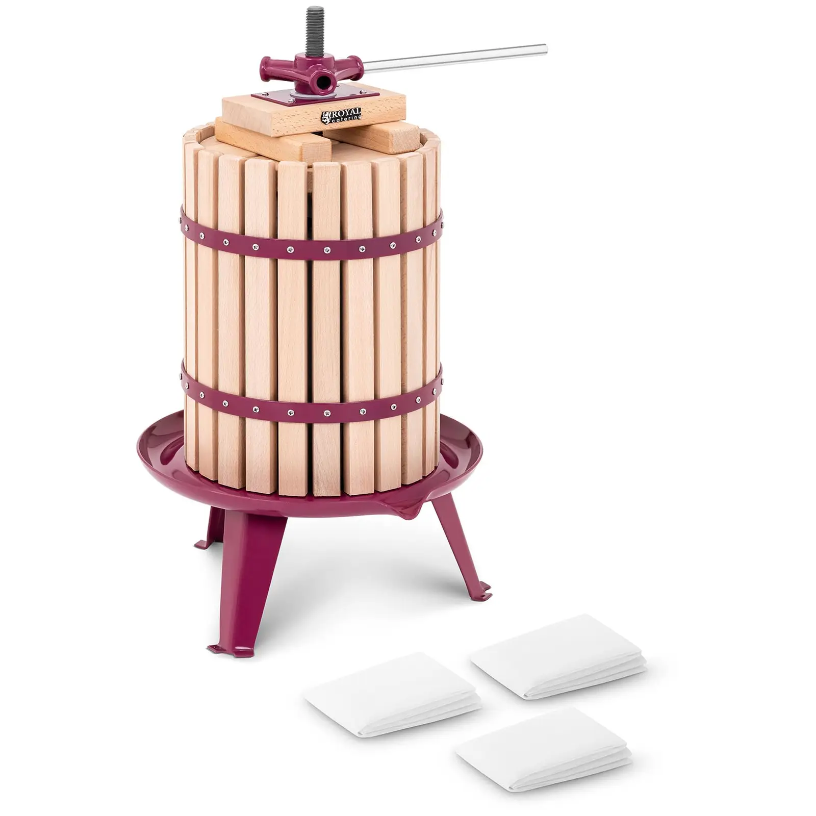 Prensa para vinho - 18 l - madeira