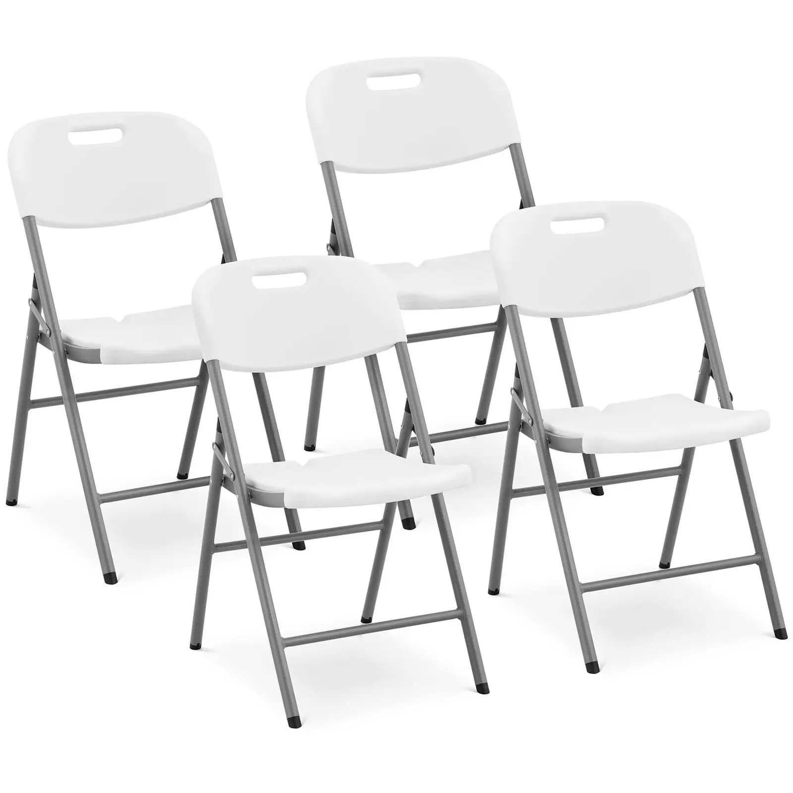 Cadeira para restauração - conjunto de 4 un. - 180 kg - assento: 40 x 38 cm - branco