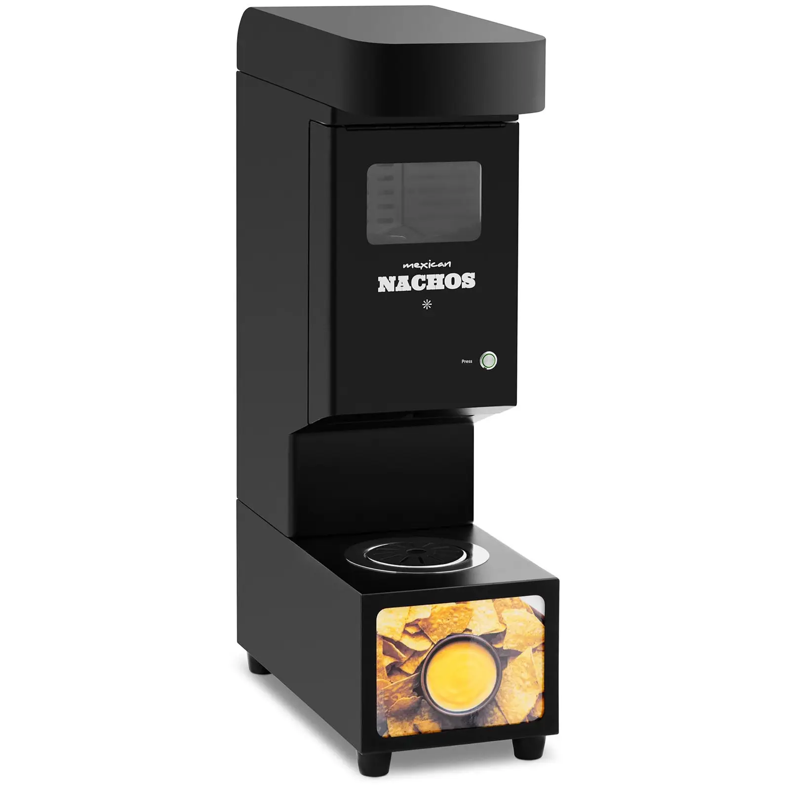 Dispensador de molhos - queijo Nacho - design moderno - 4,8 l - 55-80°C - preto - Royal Catering