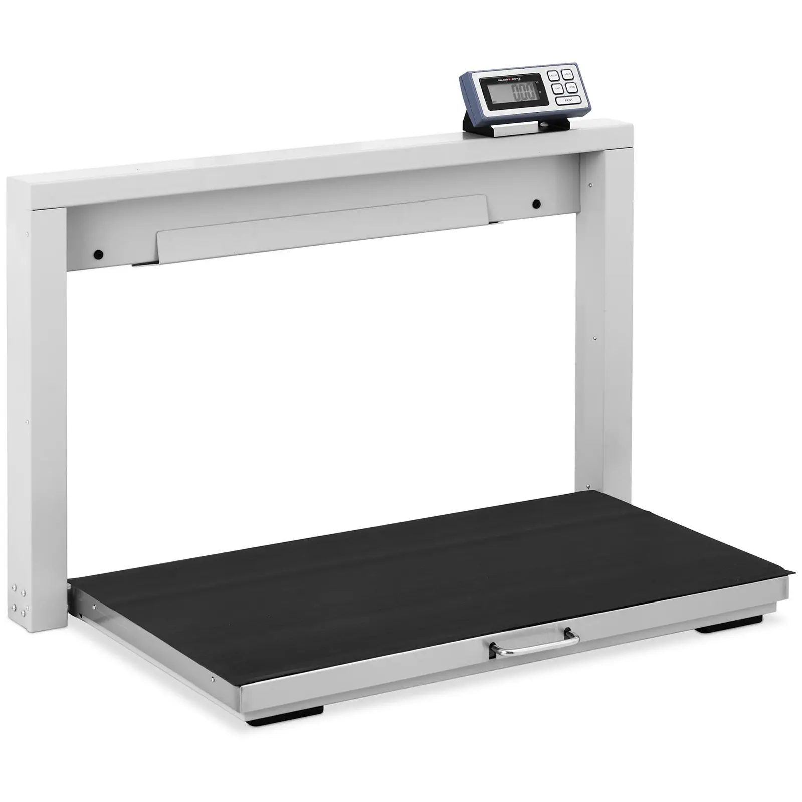 Balança de plataforma - 150 kg / 50 g - tapete antiderrapante - dobrável - LCD