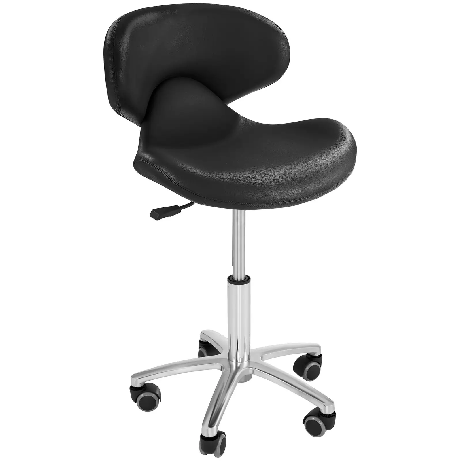 Cadeira de estética - 440 - 570 mm - 150 kg - Preto