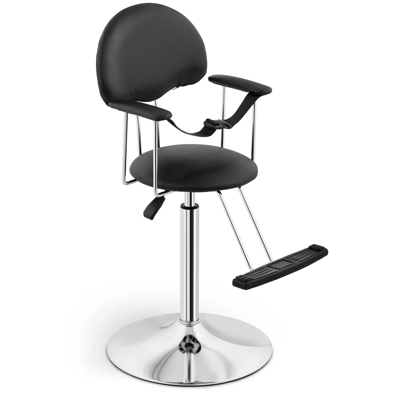 Cadeira de cabeleireiro para crianças - 100 kg - Preto