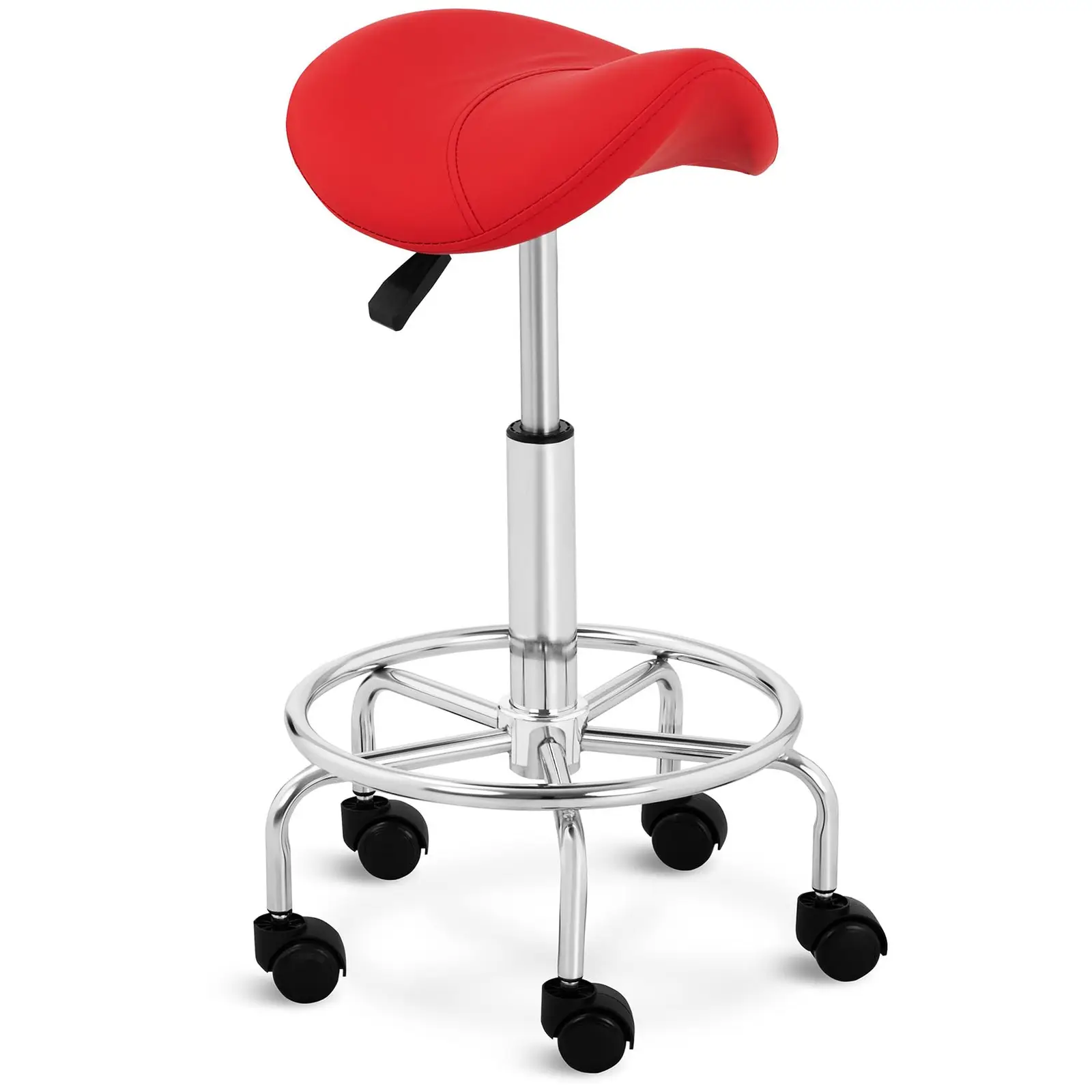 Cadeira em sela - 570 - 690 mm - 150 kg - Vermelho