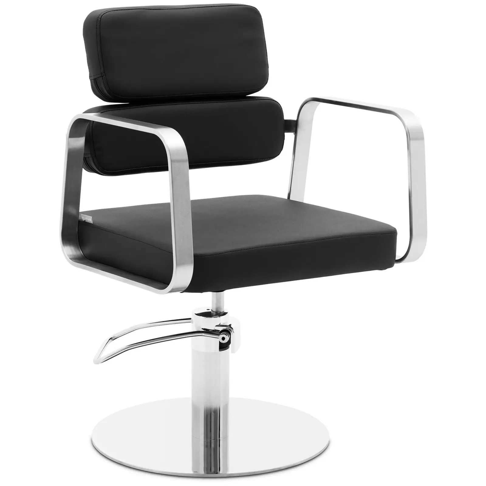 Cadeira de cabeleireiro Truro Preto - 460-610 mm - 150 kg - preto