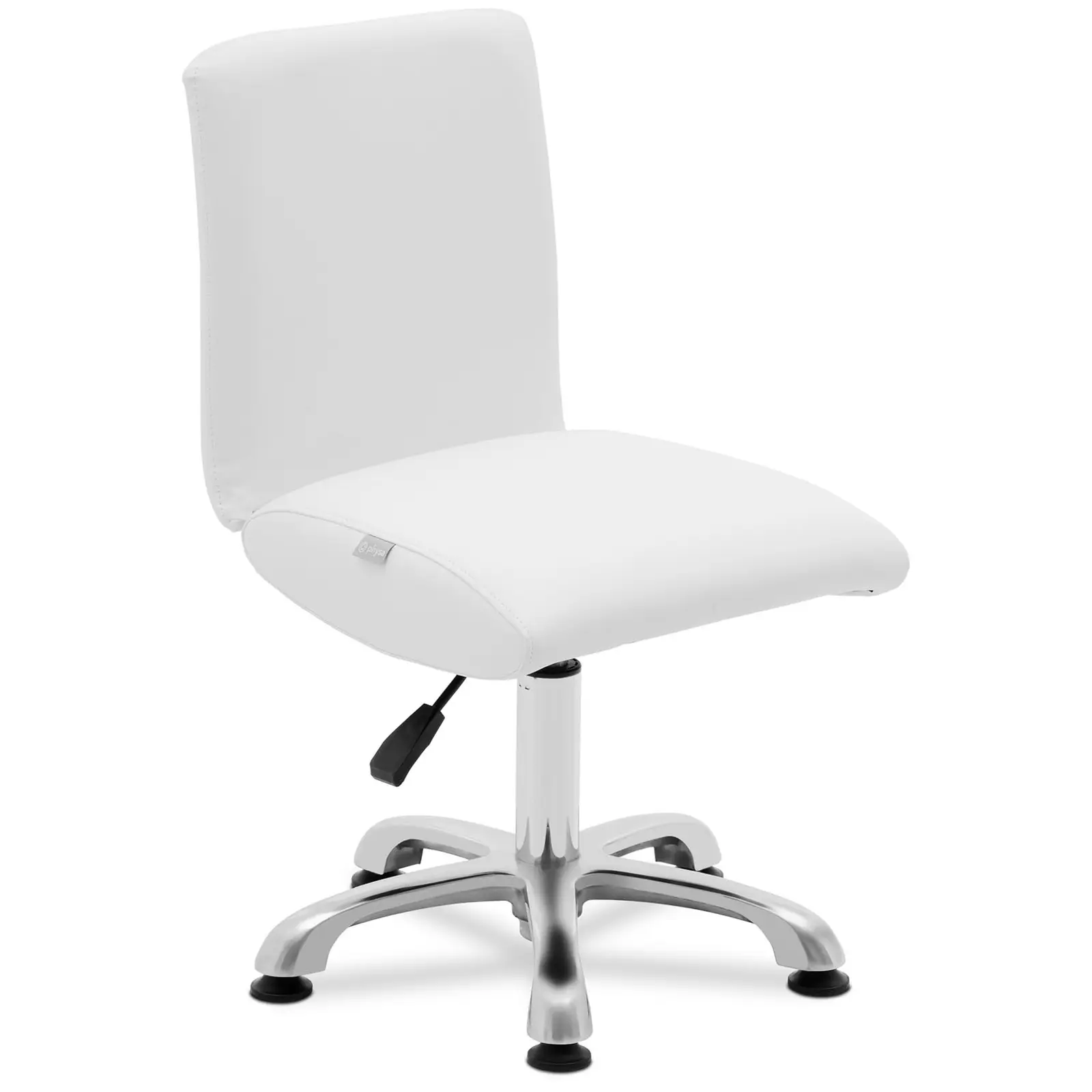 Cadeira para salão de beleza - 38 - 52 cm - 150 kg - branco