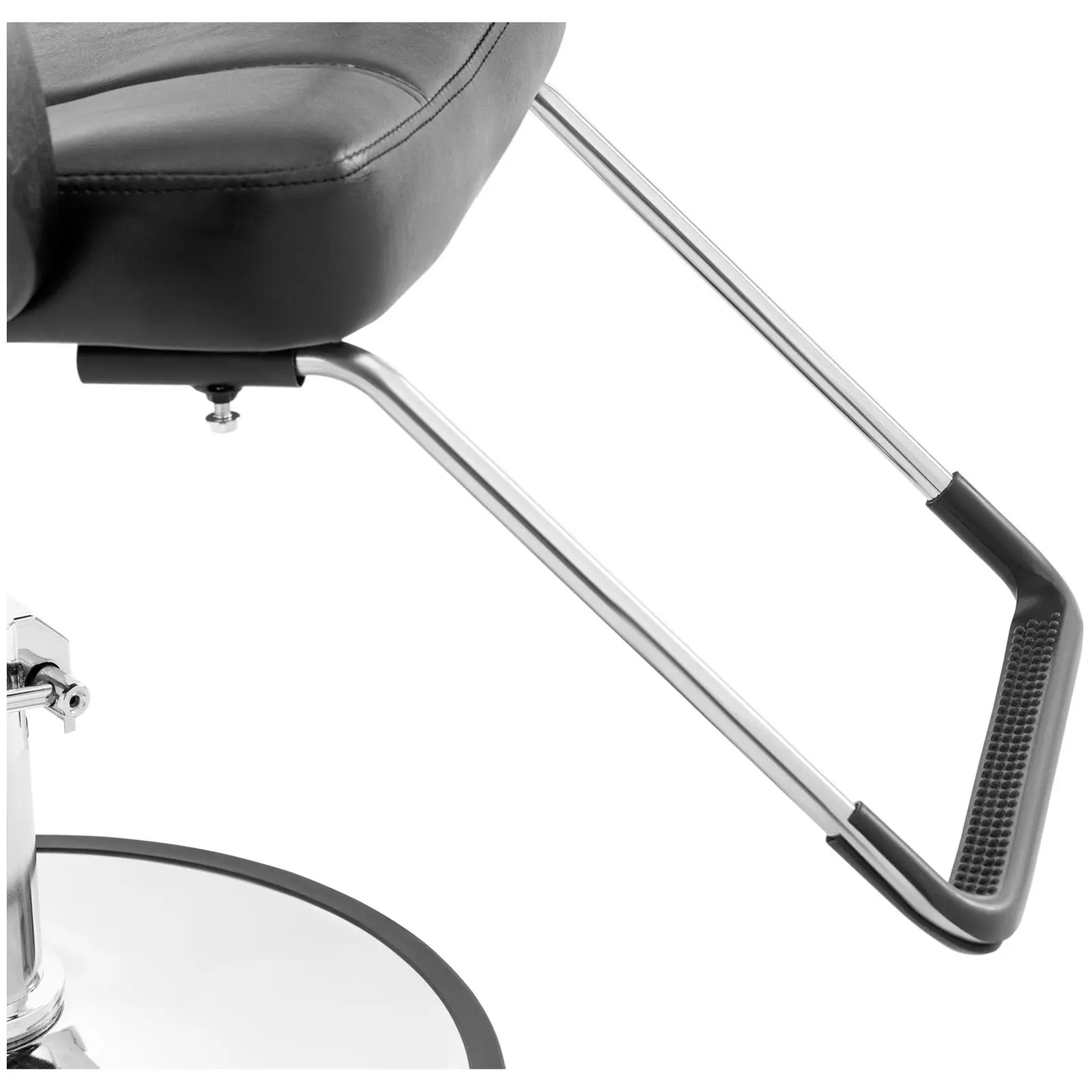 Cadeira de cabeleireiro - apoio para os pés - 50 - 64 cm - 170 kg - em preto