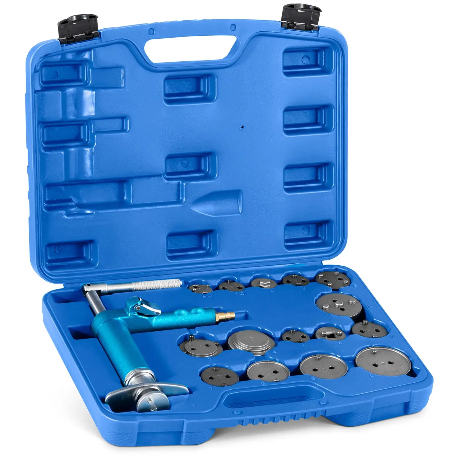Kit de ferramentas de calibragem de travões - 16 pçs - L/R - 5 a 8 bar
