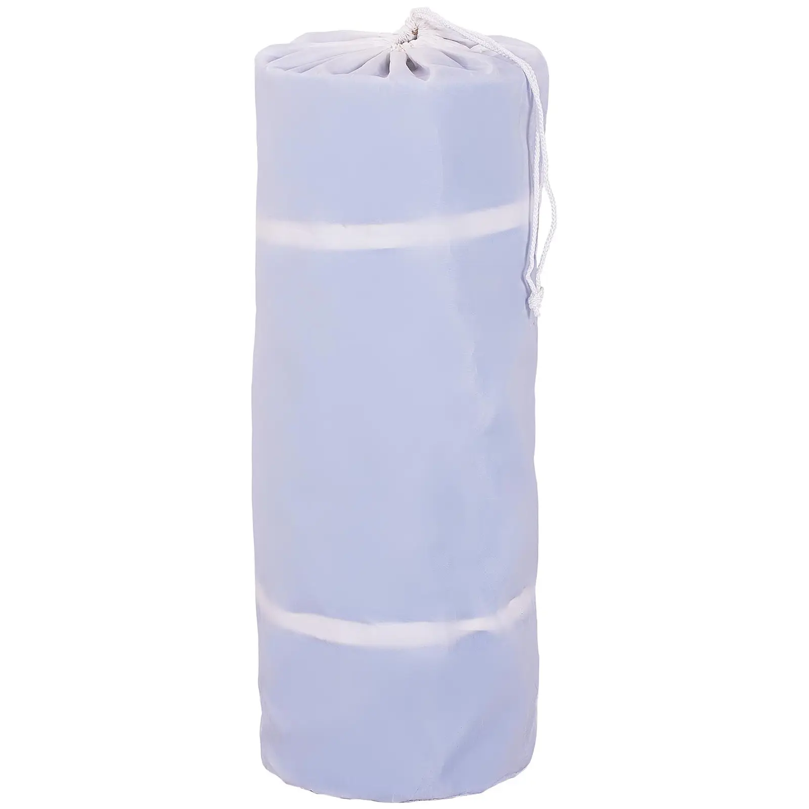 Tapete de ginástica inflável - 600 x 200 x 20 cm - azul-branco
