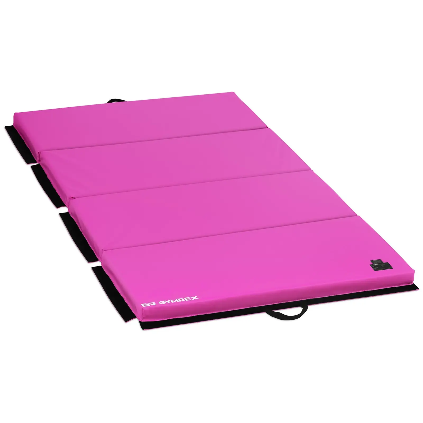Tapete de ginástica - 200 x 100 x 5 cm - dobrável - rosa - até 170kg
