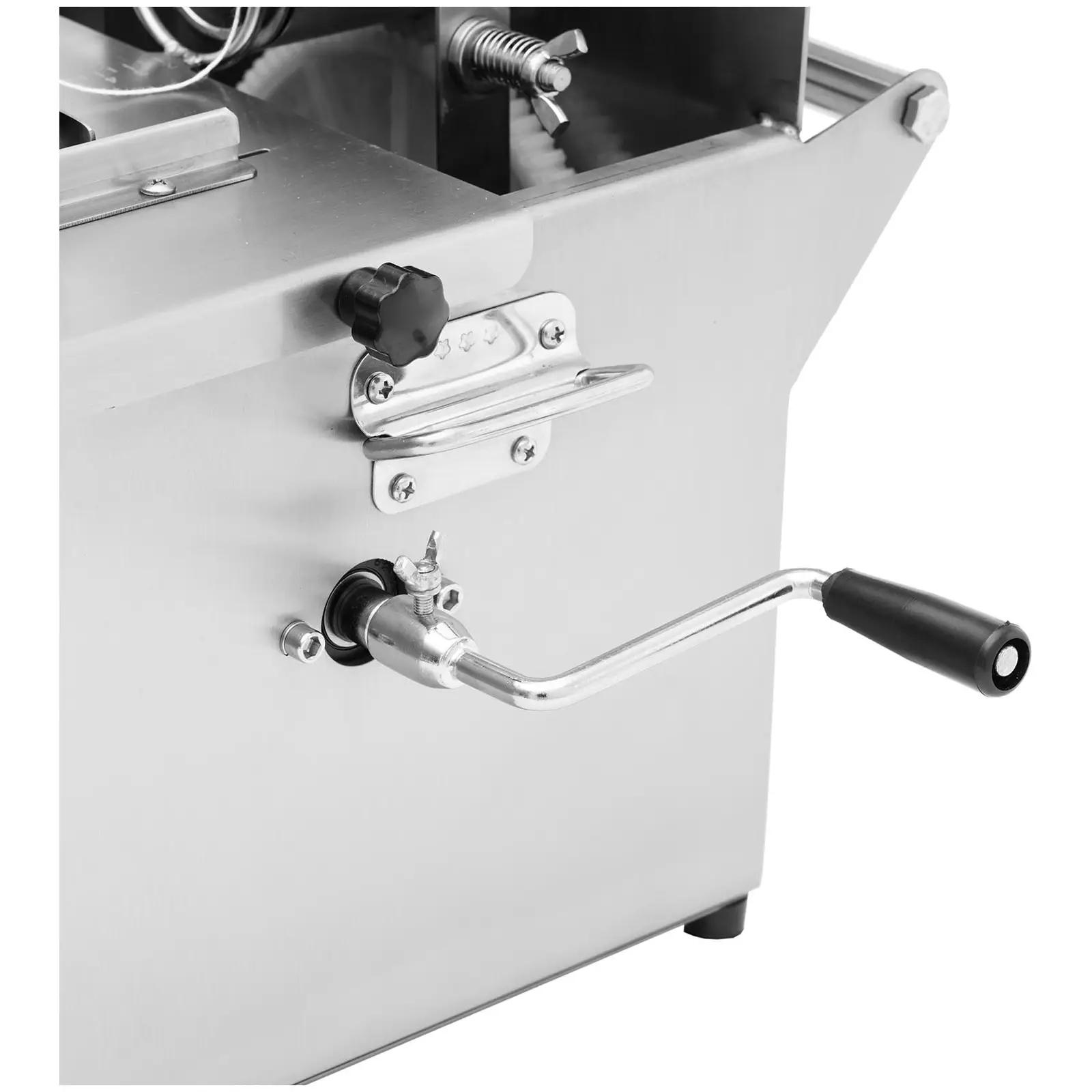 Máquina de atar salsichas - manual - aço inoxidável - 6 carretéis de fio de salsicha - Royal Catering